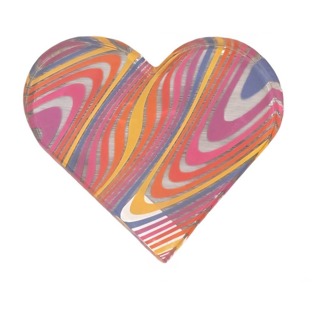 At Home Acrylic Heart Decor